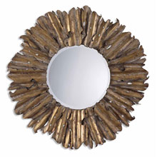 Hemani Antique Gold Mirror - Click Image to Close
